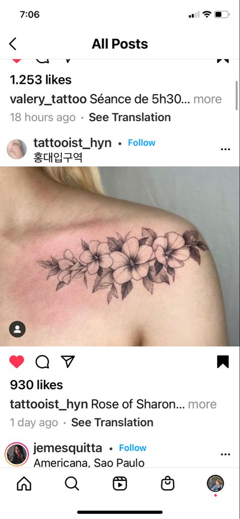 Rose Of Sharon Tattoo, Favorite Tattoos, Becoming A Tattoo Artist, Rose Of Sharon, Small Tattoo, Watercolor Rose, Tattoo Artist, Traditional Tattoo, Tattoos And Piercings