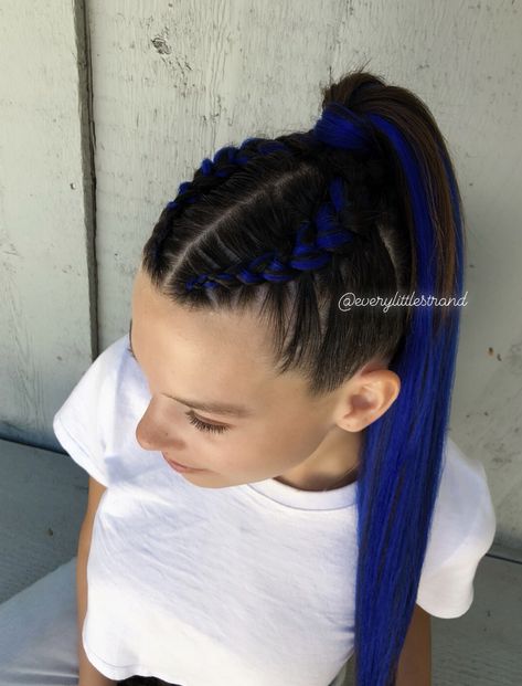 Hip Hop Hairstyles Dancers, Hip Hop Hairstyles, Beach Hair Tutorials, Beach Hair Color, Natural Hair Hairstyles, Hairstyle Natural Hair, Half Braided Hairstyles, Short Hairstyles Ideas, Easy Ponytail