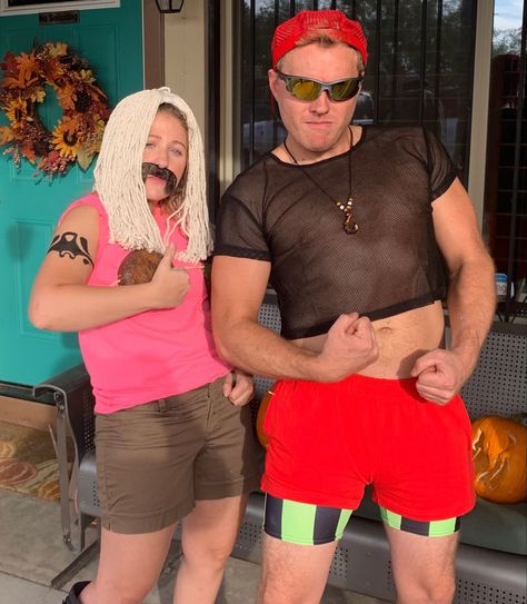 Fifty First Dates Costume, Rob Schneider Costume, Big Daddy Halloween Costume, Ula Halloween Costume 50 First Dates, Comedy Movie Halloween Costumes, 50 First Dates Halloween Costume, Halloween Funny Couple Costumes, Funny Unique Couple Costumes, Amazon Couples Costume