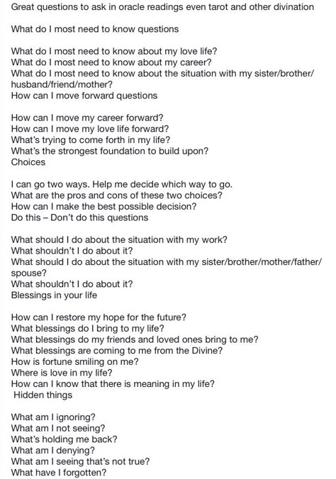 Oracle Questions, Psychic Questions To Ask, Oracle Questions To Ask, Questions To Ask Psychic, Tarot Questions To Ask Daily, Questions For Tarot Reading, Tarot Questions To Ask, Questions To Ask Tarot Cards, Tarot Reading Questions