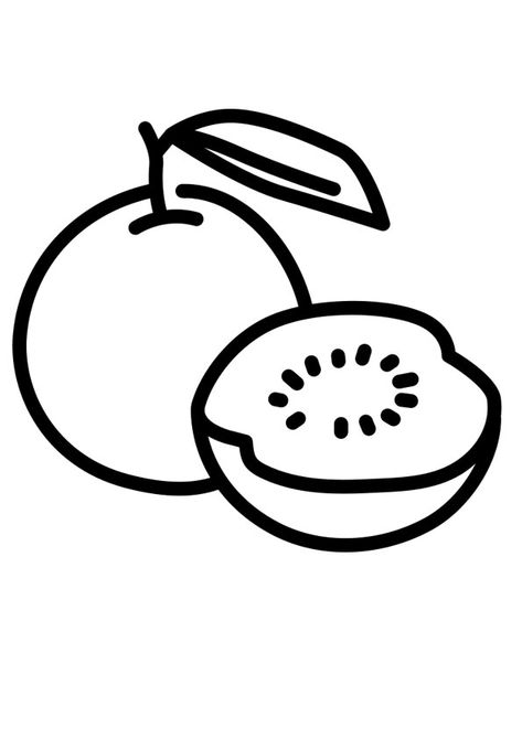 Sliced guava Coloring page for kids. Free Printable Guavas Coloring Pages For kids download and print. Guava Pictures, Guava Drawing, Guava Fruit, Guavas, Fruit Coloring Pages, Animal Flashcards, Sorting Games, Dark Images, Black And White Drawing