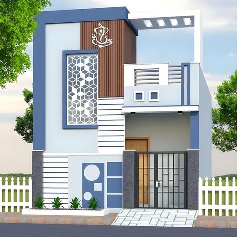 House Single Floor, Front Building Design, Indian House Design, Small House Design Architecture, House Balcony, Small House Elevation, Small House Front Design, House Roof Design, House Balcony Design