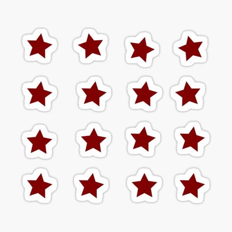 Maroon Stickers | Redbubble Red Phone Case Stickers, Binder Deco, Red Stickers, Red Journal, Friends Book, Texas Aggies, Paper Background Design, Red Stars, Macbook Stickers