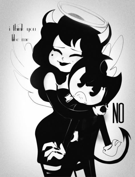 Bendy Alice Angel, Alice Angel X Bendy, Alice And Bendy, Alice Angle, Alice Fanart, Bendy And Alice Angel, Bendy X Alice, Bendy Ink Machine, Bendy Y Boris