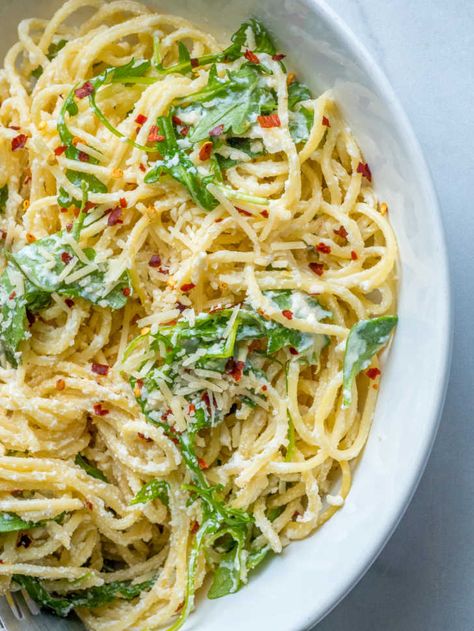 Ricotta Spaghetti, Natasha Kitchen, Lemon Ricotta Pasta, Natashas Kitchen, Shrimp Ramen, 12 Tomatoes Recipes, Ricotta Pasta, Lemon Ricotta, 12 Tomatoes