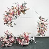 Pink Flower Arrangement, Pink Boho Wedding, Sweetheart Table Flowers, Wedding Arch Decor, Faux Flowers Wedding, Hotel Christmas, Pink Flower Arrangements, Wedding Swag, Christmas Package