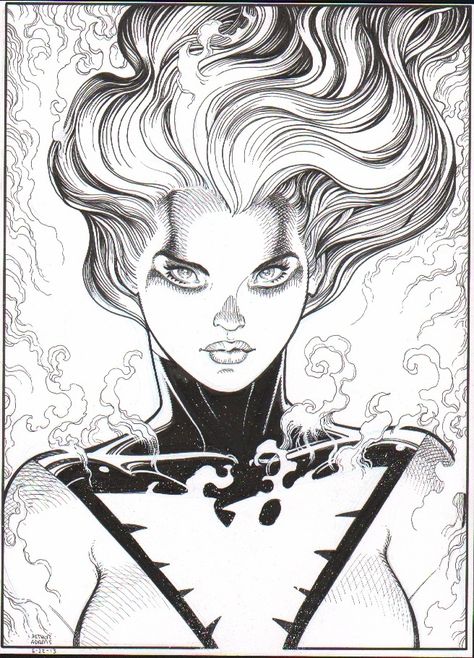 Phoenix •Arthur Adams - uno de mis artistas favoritos Arthur Adams Art, Art Adams, Arthur Adams, Dark Phoenix, Uncanny X-men, Marvel Girls, Comic Book Artists, Jean Grey, Featured Art