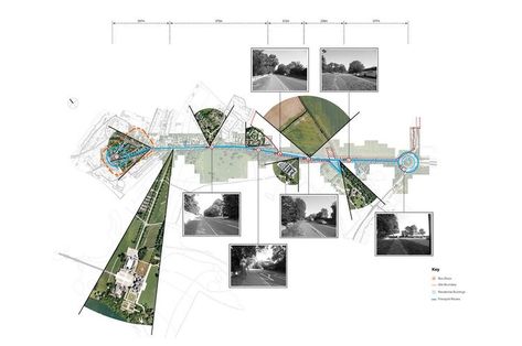 View Analysis Diagram, Sight Analysis Architecture, Architecture Client Analysis, Views Diagram Architecture, Landscape Site Analysis Diagram, View Analysis Architecture, View Diagram Architecture, Transect Landscape, Transect Architecture