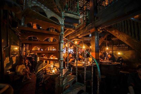 5 Instagrammable fairytale cafes in Thailand Wine Bar Restaurant, Bangkok Nightlife, Gothic Garden, Rooftop Design, Thailand Holiday, Coffee Crafts, Lounge Design, Witch House, Witch Aesthetic