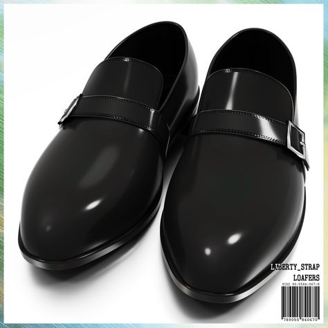 Liberty_Strap Loafers | MIRO on Patreon Sims 4 Cc Loafers Male, Sims 4 Loafers, Cc Patreon, Tumblr Sims 4, Sims Ideas, Cc Sims, Men Loafers, Ts4 Cc, The Sims4