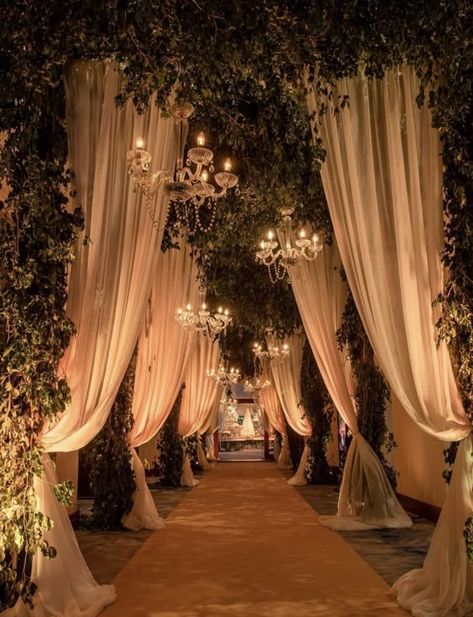 Indian Wedding Theme, Draping Wedding, Event Entrance, Wedding Entrance Decor, Wedding Entrance, Embroidered Canvas, Aisle Decor, Entrance Decor, Wedding Aisle