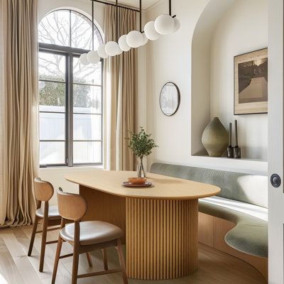 Table in small kitchen