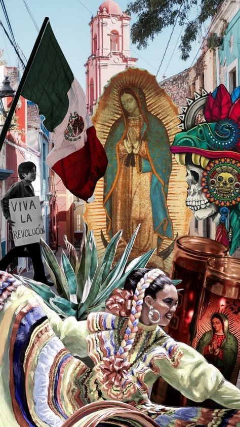 Mexican Collage, Mexican Street Art, Mexican Board, Mixed Beauty, Mexican Folk Art Decor, Latin Party, Mexico Wallpaper, Aesthetic Notion, Loteria Cards