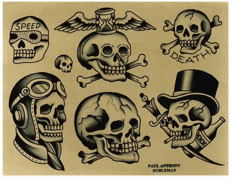 Skull And Bones Tattoo Traditional, Skull Tattoos Traditional, Traditional Skull Tattoo Design, American Traditional Skull Tattoo, Old School Skull Tattoo, Analog Tattoo, Traditional Skulls, Skull Tattoo Traditional, American Traditional Skull