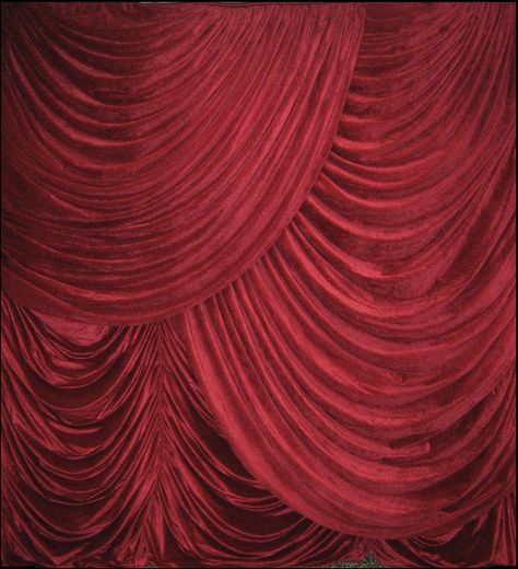 Small Theater Stage, Velvet Theater Curtains, Stage Curtains Backdrop, Theater Curtains Stage, Small Stage Design, Curtain Theatre, Drapery Backdrop, Theater Curtains, Arched Window Treatments