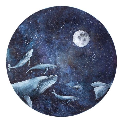 Art Galaxie, Space Watercolor, Art Spatial, Textured Watercolor, Space Painting, Whale Art, Black Holes, Soyut Sanat Tabloları, Galaxy Art