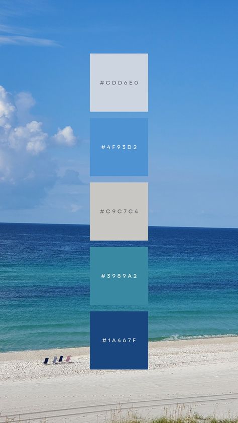 Mamma Mia Color Palette, Greece Colour Palette, Sea Palette, Santorini Blue Color Palette, Ocean Colour Pallette, Sea Color Palette Ocean, Ocean Color Palette Hex Codes, Nautical Color Palette, Ocean Color Palette