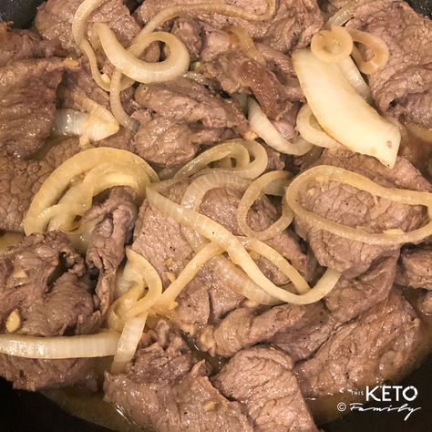 keto version filipino bistek tagalog recipe Bistek Tagalog Recipe, Filipino Bistek, Bistek Tagalog, Beef Loin, Keto Dinner Recipe, Filipino Dish, Keto Sauces, Liquid Aminos, Keto Holiday