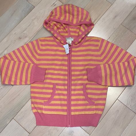 New No Flaws Beautiful Girls Size 10 Runs Bit Smaller Beautiful Pink, Striped Hoodie, Zip Jacket, 100% Cashmere Fun Jackets, Pink Hoodies, Girls Raincoat, Winter Jacket North Face, Pink Zip Up Hoodie, Girls Denim Jacket, Girls Hoodie, Kids Overalls, North Face Girls