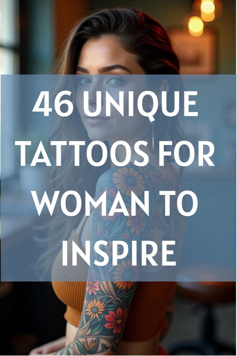 46 Unique Tattoos for Woman to Inspire Older Women Tattoos Over 50, Classy Tattoos For Women Over 40, Older Women With Tattoos, Fierce Tattoo, Rare Tattoos, Unique Tattoos For Women, Stunning Tattoos, Women Tattoos, Watercolor Tattoos