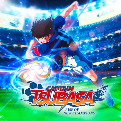 Captain Tsubasa: Rise of New Champions (2020) Nintendo Switch box cover art - MobyGames Evolve Game, Retro Games Poster, V Jump, Bandai Namco Entertainment, Captain Tsubasa, New Poster, Super Smash Bros, كرة القدم, Retro Gaming