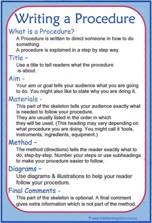 Procedure Text, Teaching Summary, Procedure Writing, Procedural Text, Writing Mini Lessons, Writing Genres, Primary Writing, Elementary Curriculum, Procedural Writing