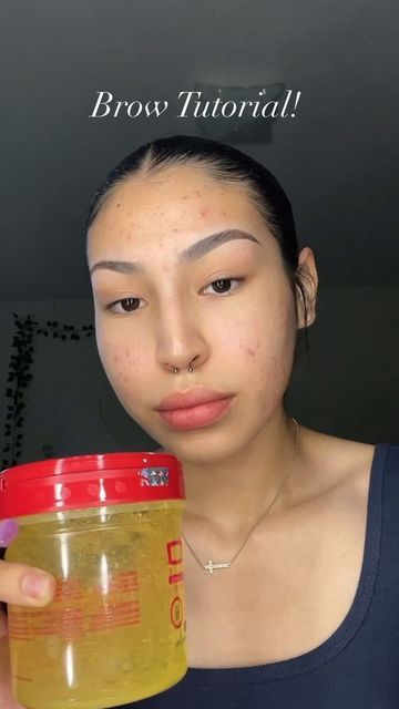 ♥ Jaydd ♥ on Instagram: "Quick tutorial of how i do my brows when im not lazy LOL jk yes i use Ecostyling gel to make them stay up lmao, if anyone have any better recommendations lmk:) ~ only fill in where your sparse, don’t fill in entire brow! • • • • • • • • • #brows #makeup #makeuptutorial #mua #brandonmb #soapbrows #browlamination" Brow Gel Tutorial, Eyebrow Filling Tutorial, Fix Eyebrows, How To Do Brows, Brow Routine, How To Do Eyebrows, Nose Picking, Natural Hair Weaves, Brows Makeup