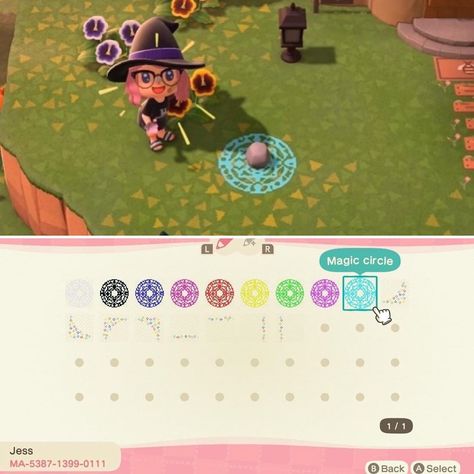 Animal Crossing ♡ on Instagram: “Some small magic circles!” Witch Acnh Codes, Acnh Magic Circle, Ac Pattern, Acnh Path, Magic Circle Crochet, Magic Circles, Amiibo Cards, Magic Ring Crochet, Summoning Circle