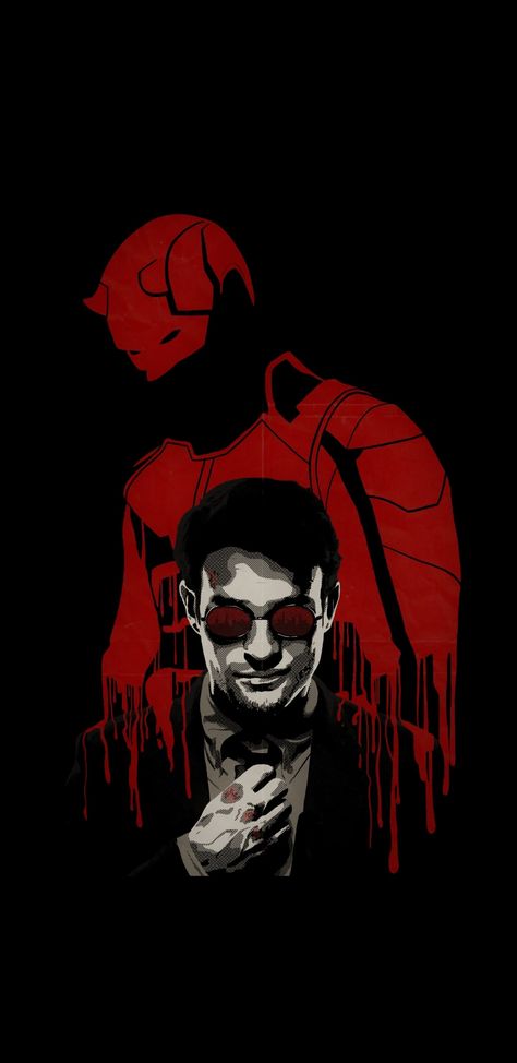 Tony Stark Wallpaper, Daredevil Art, Marvel Paintings, Batman Wall, Daredevil Comic, Chibi Marvel, Daredevil Matt Murdock, Matt Murdock, Marvel Daredevil