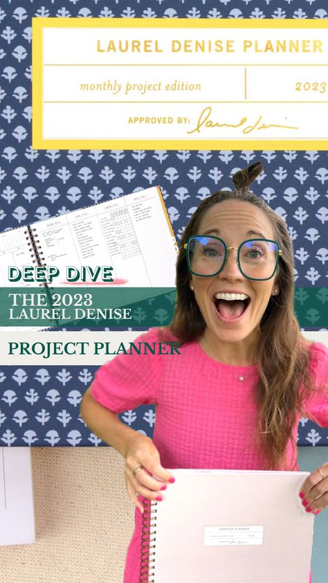 Meet the 2023 Laurel Denise Project Planner How To Create A Planner To Sell, House Project Planner, Laurel Denise Planner Ideas, Trish Mcevoy Planner, Laurel Denise Planner, Project Planners, Project Planner, Keep Track, Side Hustles