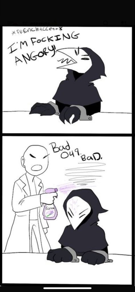 Scp 049 X 035 Fanart, Scp 049 Funny, Scp 049 X 035 Comic, Scp 049 And 035, Scp Comics, Scp Fanart Funny, Scp 079 And 682, Scp 49, Scp 049 Memes Funny