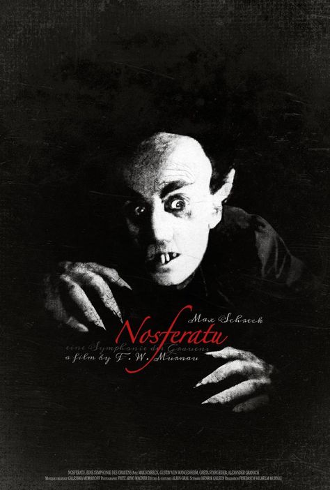 Nosferatu (1922) [810x1200] Nosferatu 1922 Posters, Nosferatu Poster, Nosferatu Art, Count Orlok, Nosferatu 1922, Creature Movie, Max Schreck, Silent Horror, Zoological Garden