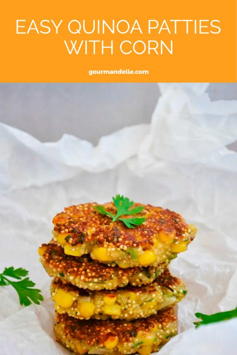 Discover the delight of making quinoa patties with sweet corn and fresh herbs that pack a flavorful punch! These easy-to-follow patties come together in just 30 minutes, making them a perfect dish for busy weeknights. Start by cooking quinoa and enjoy the chewy texture blended with juicy corn and a medley of herbs. They're fantastic on their own, served with a dip, or tossed into a fresh salad. Don't miss out on this delicious, healthy meal that's plant-based and made in no time! Vegan Quinoa Patties, Vegan Family Dinner, Cooking Quinoa, Quinoa Patties, Fried Quinoa, Sweet Corn Recipes, Easy Quinoa, Making Quinoa, Vegan Quinoa