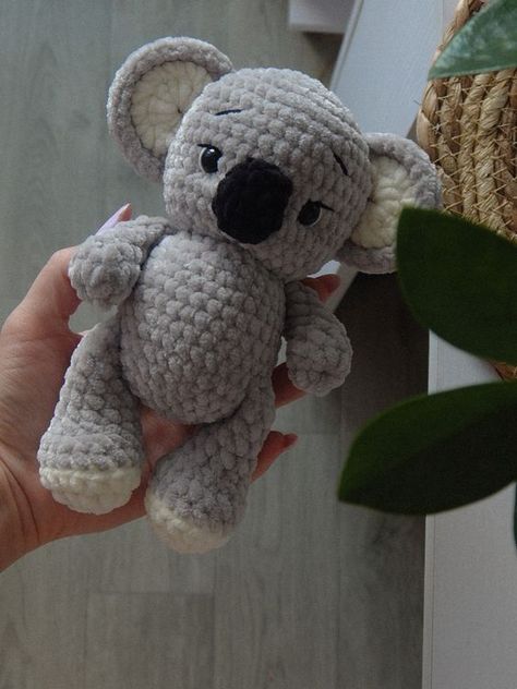 PDF pattern - Amigurumi pattern The Little Koala Crochet Pattern, Koala Pattern, Language: English Crochet toys patterns free amigurumi #crochettoyspatternsfreeamigurumi #crochet #crochettoy #crochetpattern #crochetpatterns 1.411 Koala Crochet Pattern Free, Koala Crochet Pattern, Toys Quotes, Crochet Koala, Koala Pattern, Lion Crochet, Pattern Language, Lion Toys, Cow Toys