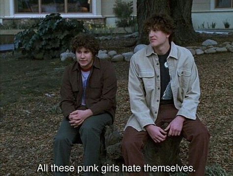 Jason Segel, Freaks And Geeks, Seth Rogen, Punk Girl, Tv Quotes, Aesthetic Grunge, Movie Quotes, Punk Rock, Movies Showing