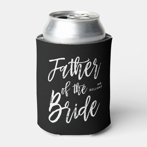 Grad Party Favors, Father Of Bride, Groomsmen Proposal Gifts, Sister Of The Groom, Beer Sleeve, Father Of The Groom, Wedding Koozies, Bride Sister, Groomsmen Proposal