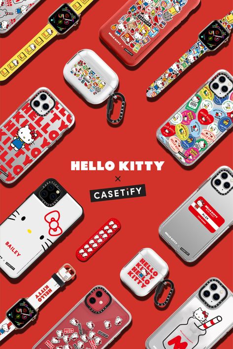 Drop 1 is Sold Out. Get On The Waitlist For Our Final Restock Of Hello Kitty Co-Lab.  #hellokitty #iphonecase #cutephonecase #girlyphonecase Phone Cases Casetify, Barang Aesthetic, Casetify Cases, Mini Mart, Casetify Case, Japanese Treats, Hello Kitty Phone Case, Kitty Accessories, Branded Phone Cases