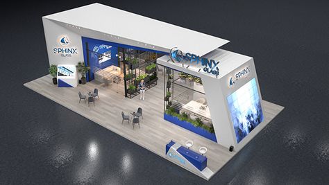 Sphinx Glass Booth :: Behance Expo Stand, Zara Store, Exhibition Stall Design, Exhibition Stall, Stall Designs, Exhibition Stand Design, Exhibition Booth Design, Exhibition Booth, Exhibition Stand