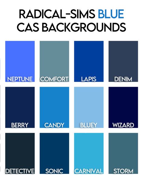 Sims 4 Cas Background Blue, Sims 4 Cas Background, Cas Background, Sims 4 Cas, Dark Blue Background, Special Thanks, Color Names, Blue Background, Blue Backgrounds