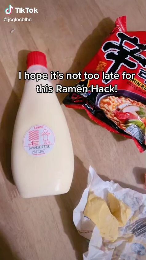 Ramen Hack by @jcqycblhn 🍜 | Hop on to this Ramen Hack now! 🍜 ©jcqycblhn | By TikTok Ramen Noodle Hacks Tiktok, Buldak Ramen Hacks, Shin Ramen Hacks, Budak Ramen, Buldak Ramen Recipe, Instant Ramen Hacks, Buldak Ramen, Ramen Hacks, Instant Ramen