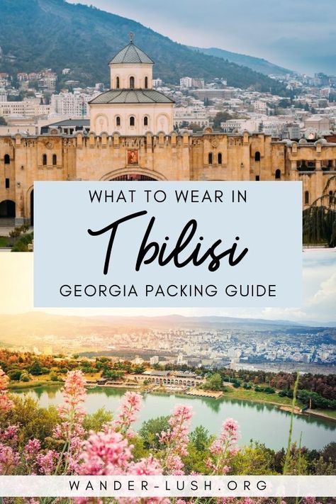 The ultimate all-season packing list for Georgia. #Georgia #Tbilisi #Caucasus #Europe | What to wear in Georgia | Georgia packing list | Georgia packing | Tbilisi packing list | What to wear in Tbilisi Packing List For Men, Georgia Outfits, Pack For A Trip, Georgia Vacation, Georgia Travel, Tbilisi Georgia, Travel Books, Packing List For Travel, Turkey Travel