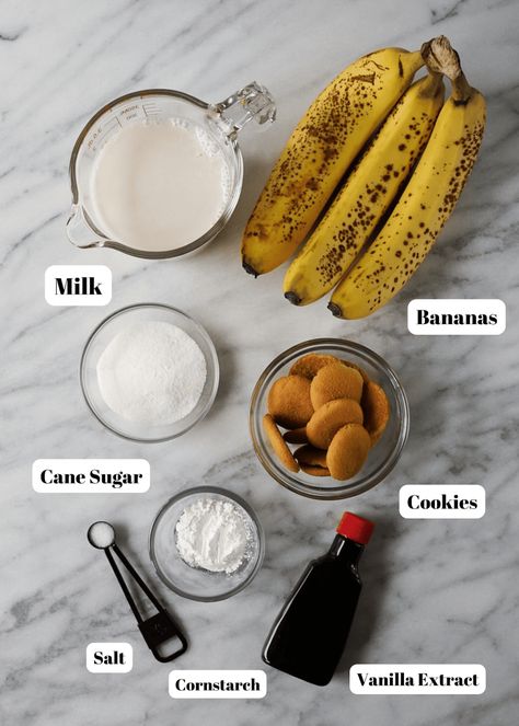 Easy Dairy Free Banana Pudding Recipe - HalfPastHungry Dairy Free Banana Pudding, Vanilla Wafer Cookies, Homemade Vanilla Pudding, Banana Pudding Recipe, Vanilla Wafer, Sweet Potato Pies Recipes, Mash Recipe, Southern Desserts, Wafer Cookies