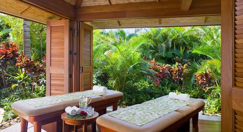 Hawaii Spa, Hawaii Honeymoon Resorts, Luxury Beach Vacation, Spa Relaxing, Grand Hyatt Kauai, Spa Massage Room, Kauai Resorts, Massage Therapy Rooms, Couples Spa