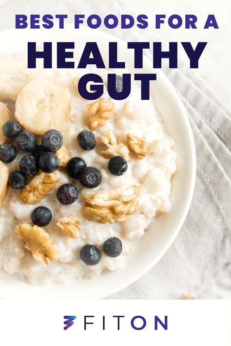 According to experts, these foods promote a healthy gut. Also learn about the microbiome, what it is and why it's important. Check out the best foods for a healthier gut! Gut Heathy Smoothies, Foods For The Gut, Foods For Gut Health, Healthy Gut Recipes, Berry Smoothie Recipe, Gut Health Recipes, Baking Soda Cleaning, Chia Pudding Recipes, Fiber Rich Foods