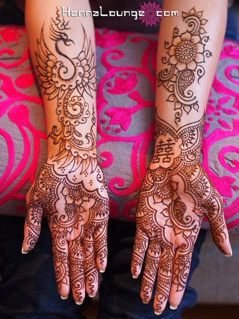 Tattoo Chinese, Chinese Motifs, Modern Mehndi Designs, Wedding Henna, Beautiful Henna Designs, Calligraphy Logo, Mehndi Art Designs, Beautiful Mehndi, Henna (mehndi) Design