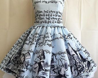 Wonderland Dresses, Bookworm Style, Inspired Wedding Dress, Librarian Style, Alice In Wonderland Dress, Wonderland Dress, Book Dress, Alice In Wonderland Inspired, Alice In Wonderland Wedding