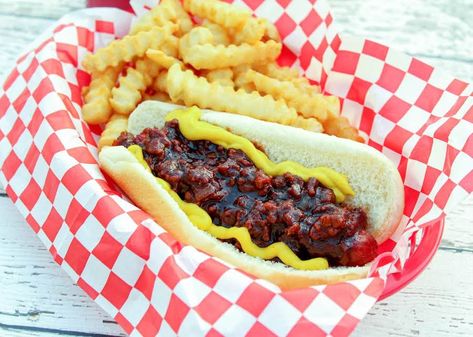 Coney Island Hot Dog Sauce #Yummy Quick and Easy #justapinchrecipes Coney Island Hot Dog Sauce Recipe, Coney Island Hot Dog Sauce, Coney Dog Sauce, Hot Dog Sauce Recipe, Coney Island Hot Dog, Coney Sauce, Hot Dog Recipe, Italian Casserole, Hamburger Recipe