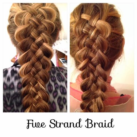 Scottish Braids, Irish Braids, Dutch Hair, Five Strand Braid, 5 Strand Braid, Five Strand Braids, 5 Strand Braids, Event Hairstyles, Braids Step By Step