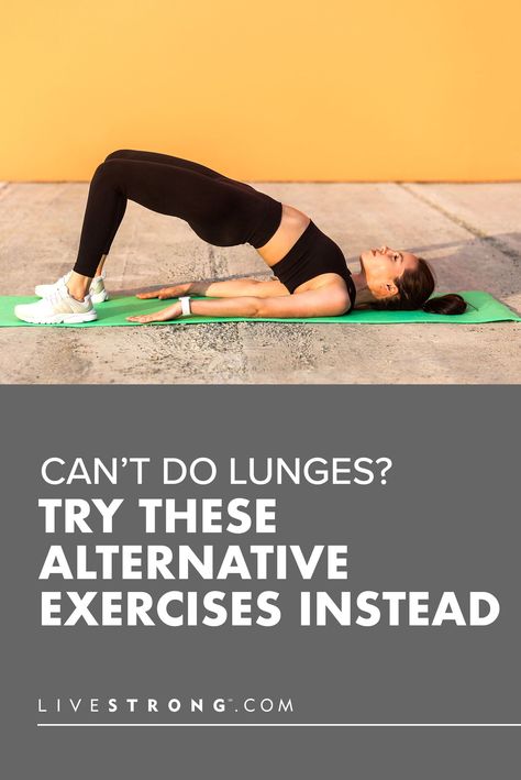 Lunges Workout Beginner, Alternatives To Lunges, What To Do Instead Of Lunges, Alternative To Lunges, Lunges For Beginners, Beginner Lunges, Lunge Alternative Exercise, Lunge Exercises, Best Workout For Women