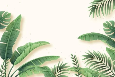 Tropical Leaf Background, Tropical Leaves Background, Wallpaper Leaves, Wallpaper Leaf, Green Leaf Background, Nature Logo Design, Nature Background Images, Background Summer, Cloud Forest